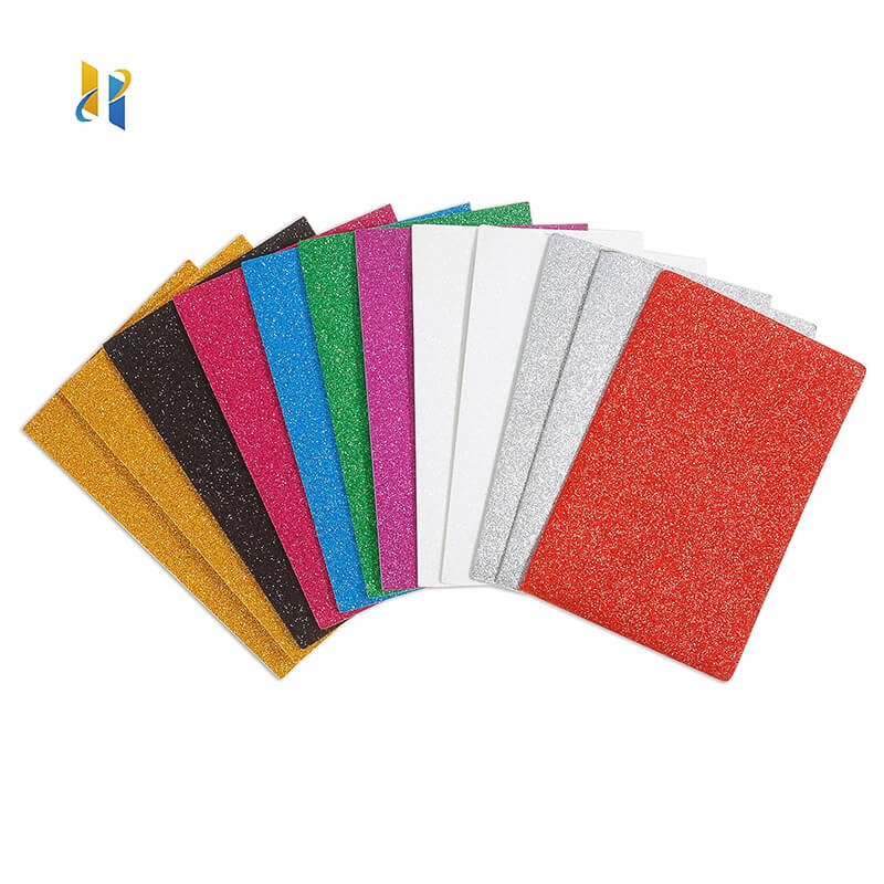 glitter self adhesive eva foam